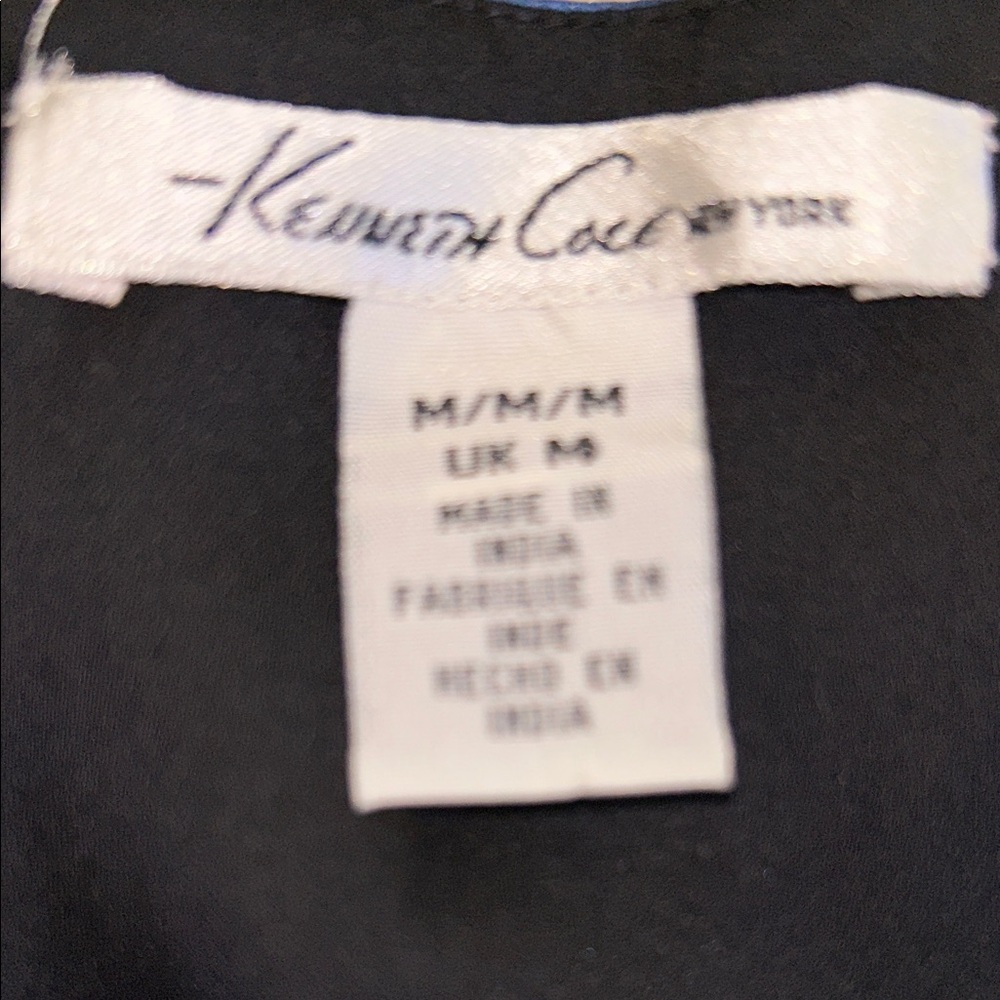 Kenneth Cole Elegant Blue Sleeveless Top - Picture 2 of 4